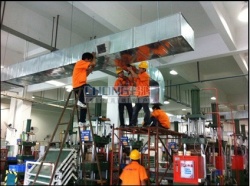 格力凱邦車間環(huán)?？照{(diào)安裝工程.